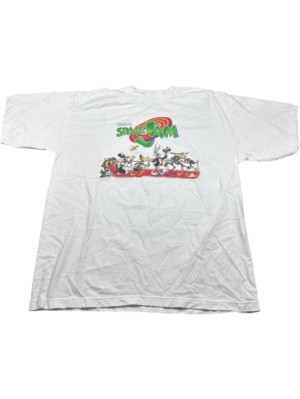 Space Jam 1996 Looney Tunes Stars of Space Jam Vintage Tee